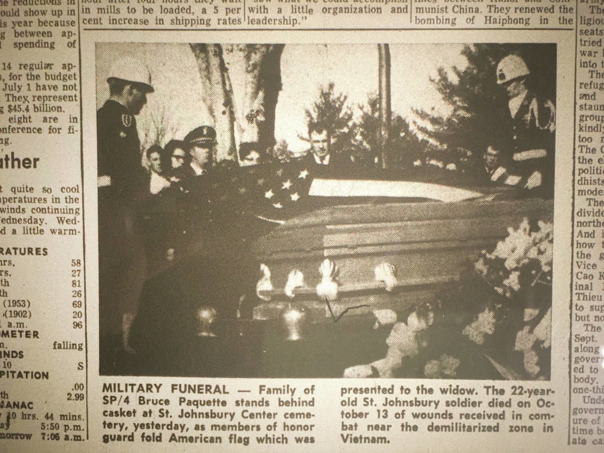 Effort Underway To Recognize St. Johnsbury Men Who Died In War